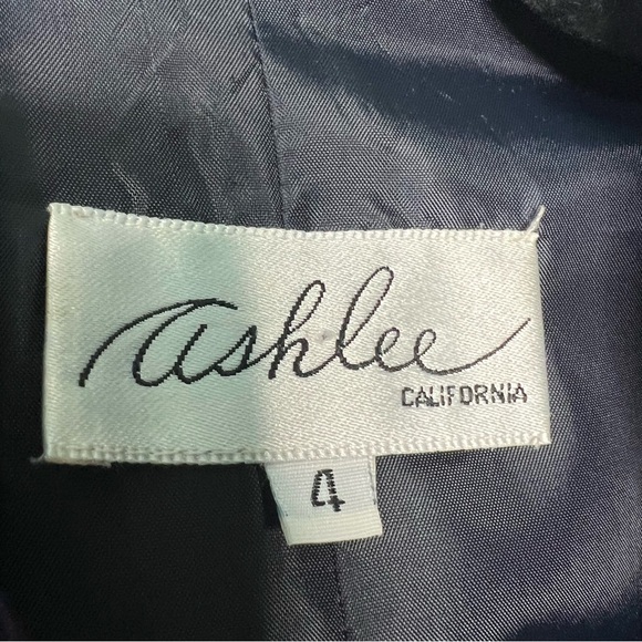 VTG Ashlee California Size 4 Blazer Romper Holiday Plaid Wrap Retro Christmas - Picture 10 of 10